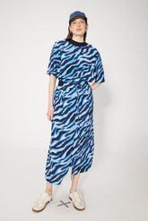 PRINTED MIDI SKIRT